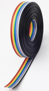UL2651 Rainbow Ribbon Potch Cable 1,27mm KLS17-127-RFC